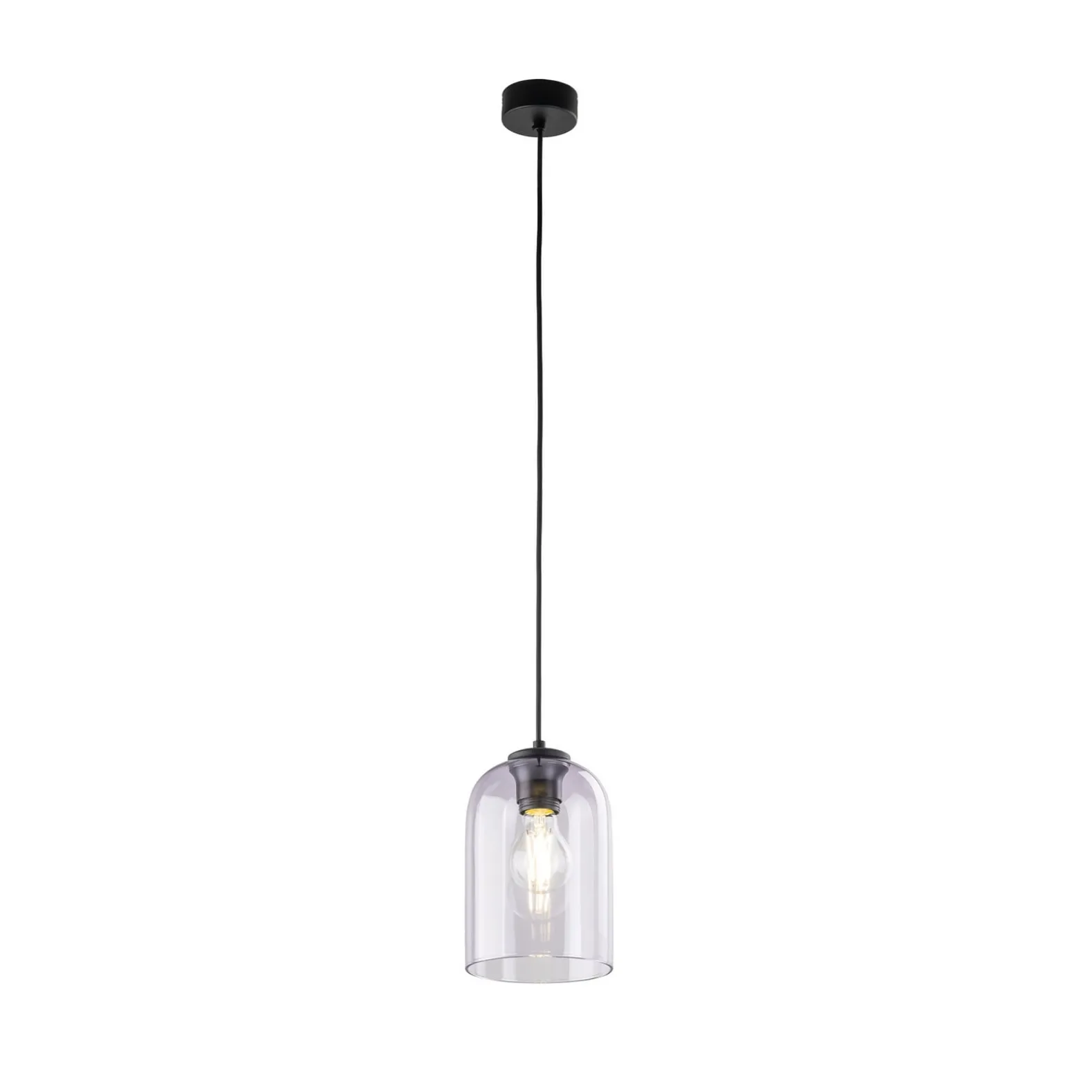 Molly-riippuvalaisin, violetti, Ø 14 cm, metalli/lasi