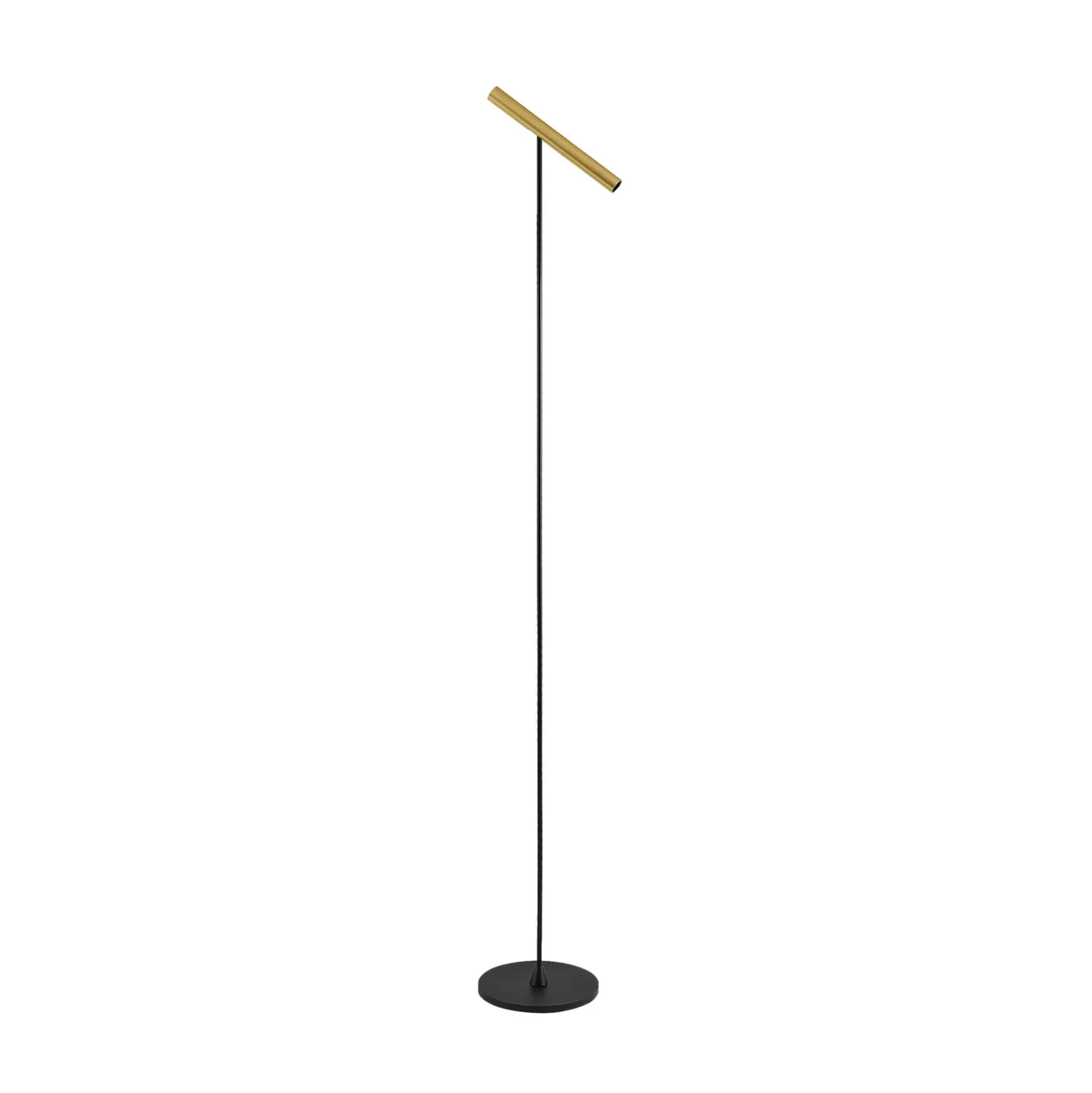 Molto Luce LED-lattiavalaisin Meyjo F, musta/kullanvärinen, alumiini