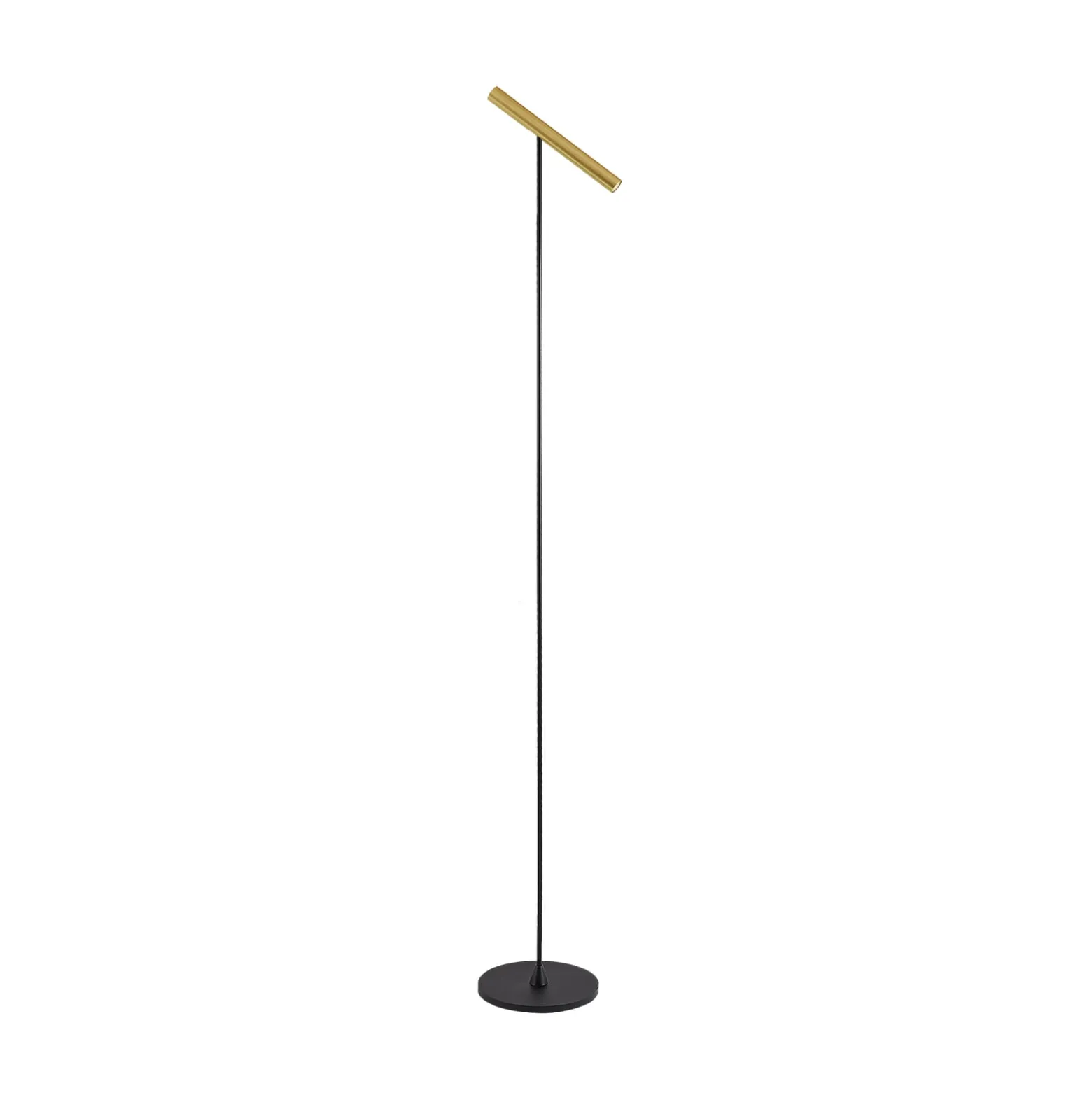 Molto Luce LED-lattiavalaisin Meyjo F, musta/kullanvärinen, alumiini