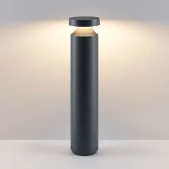 Molto Luce LED-pollarilamppu Mona, halkaisija 10 cm, alumiini, korkeus 45 cm