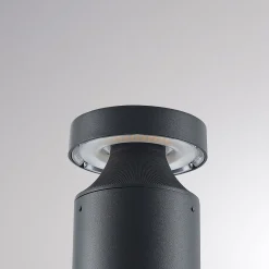 Molto Luce LED-pylväsvalaisin Mona, halkaisija 10 cm, alumiini, korkeus 85 cm