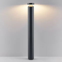 Molto Luce LED-pylväsvalaisin Mona, halkaisija 10 cm, alumiini, korkeus 85 cm