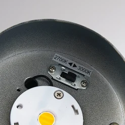 Molto Luce LED-ulkokattolamppu Foris Round SD, antrasiitti
