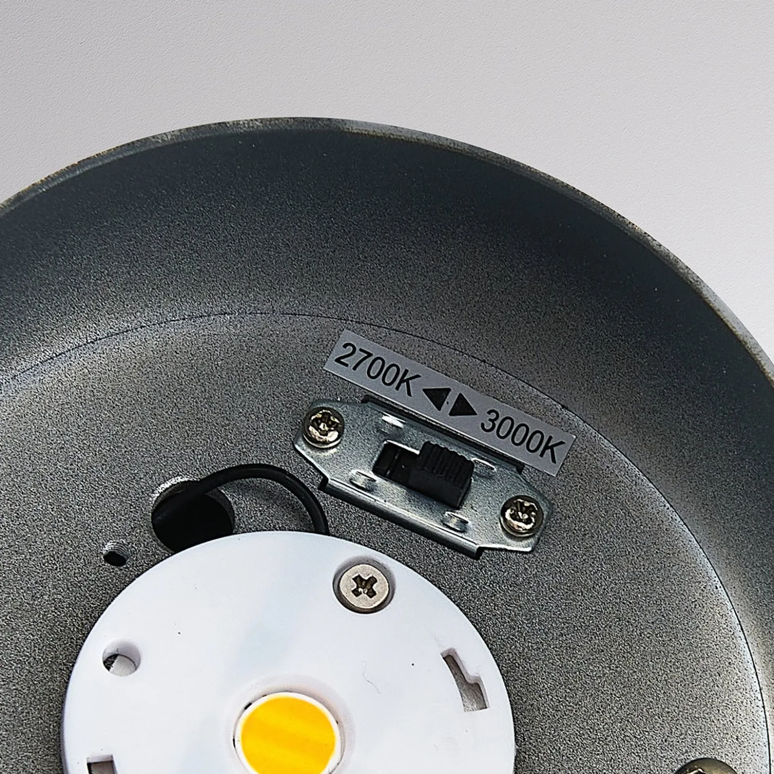 Molto Luce LED-ulkokattolamppu Foris Round SD, antrasiitti