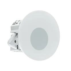 Molto Luce LED uppoasennusvalaisin Wall 68R lasi IP44 RD, valkoinen. CCT