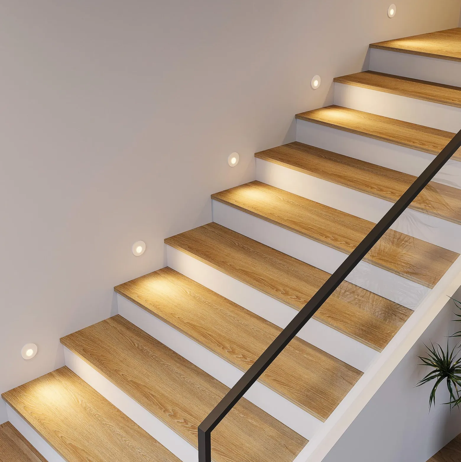 Molto Luce LED uppoasennusvalaisin Wall 68R RD valkoinen, alumiini,
