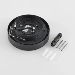 Molto Luce Nona LED-ulkokattolamppu, halkaisija 18,2 cm, antrasiitti