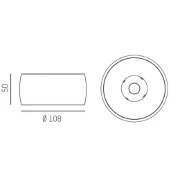 Molto Luce Vibo SD -LED-kattovalo 2700K valkoinen