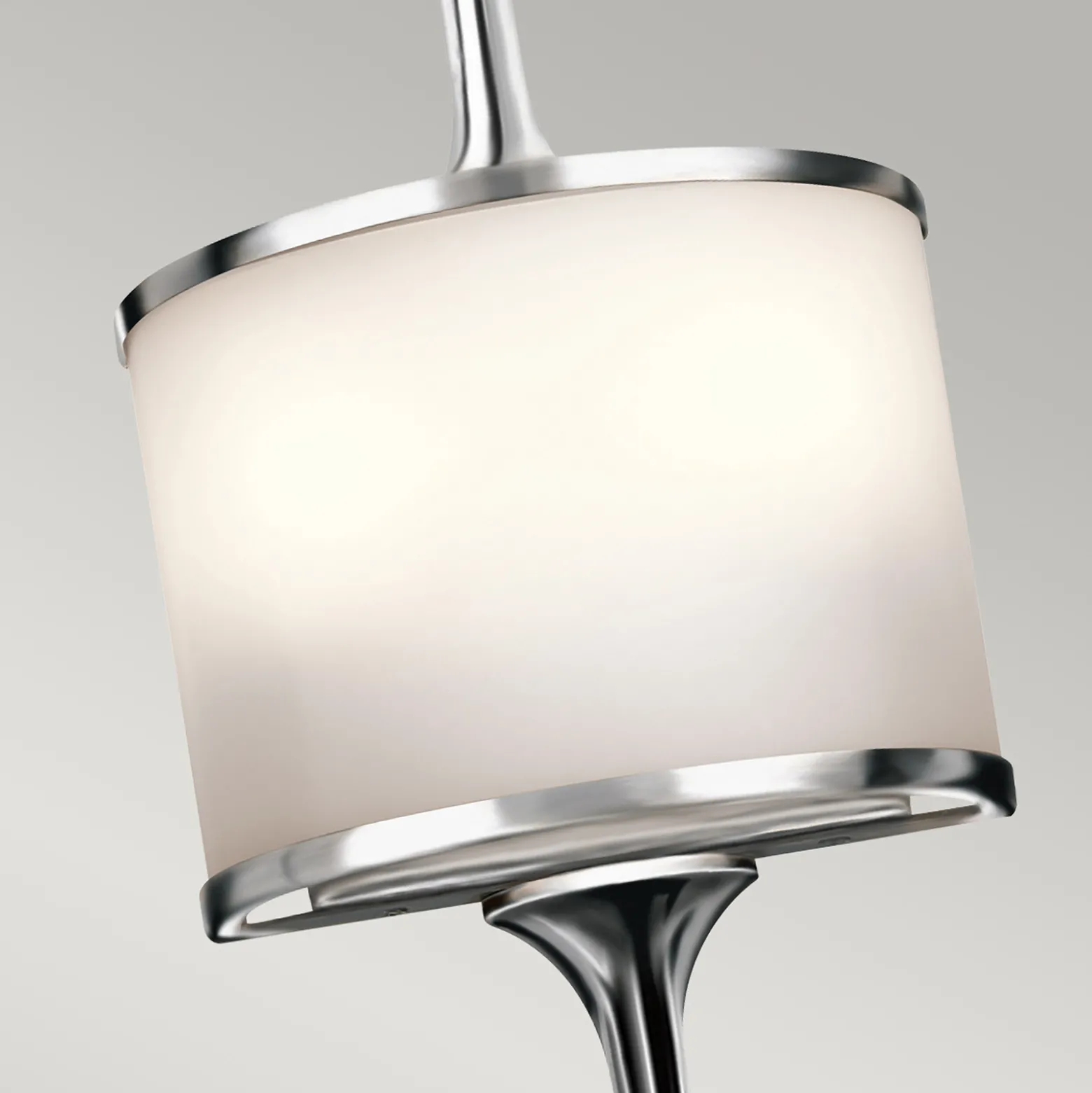 Mona-LED-seinävalaisin IP44, K 55,9 cm, kromattu