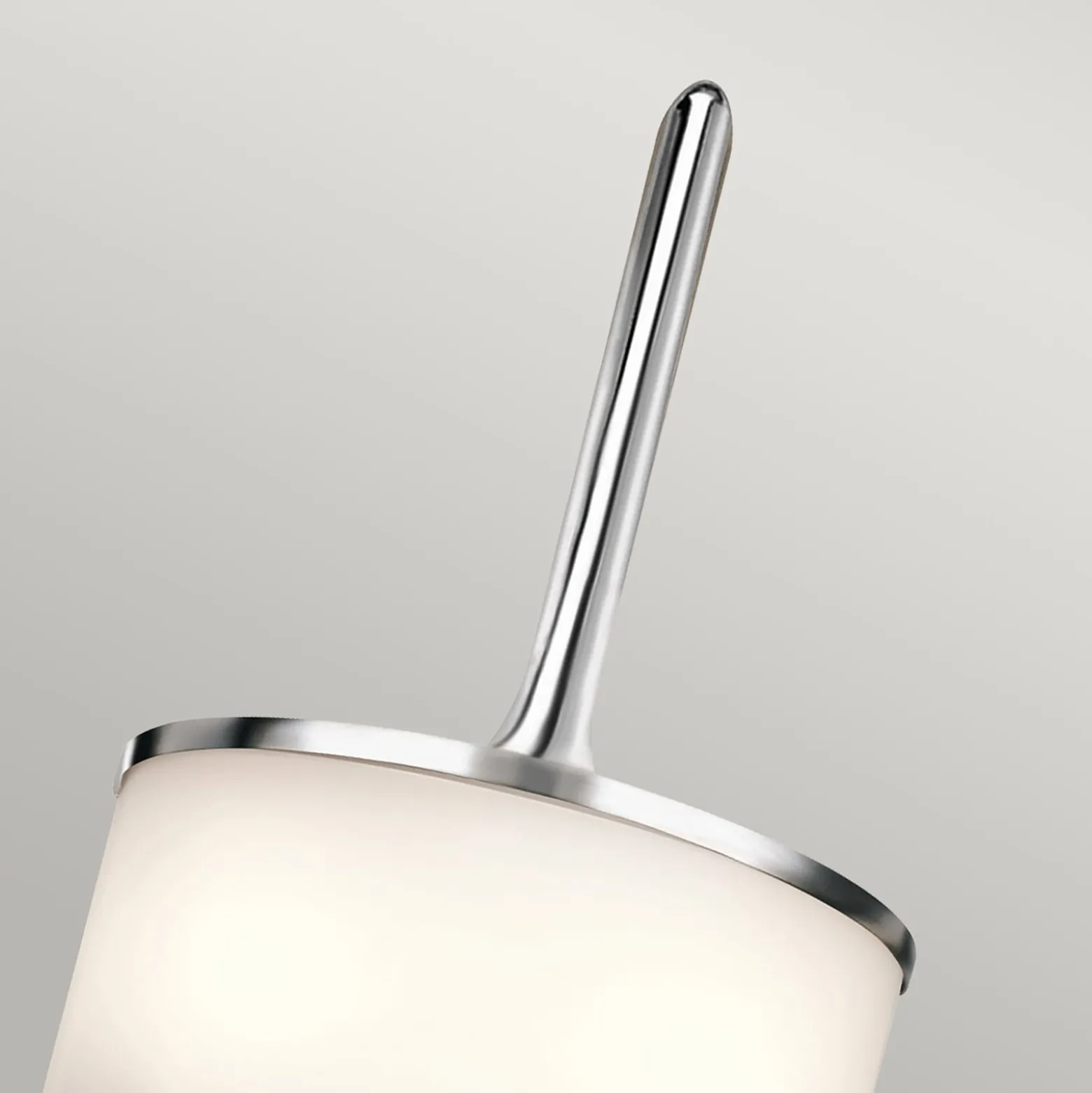 Mona-LED-seinävalaisin IP44, K 55,9 cm, kromattu