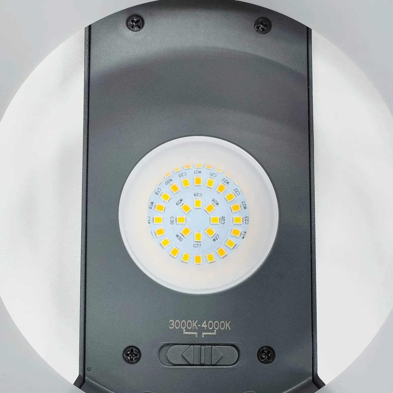 Moon LED-ulkoseinävalaisin, antrasiitti, CCT, IP44