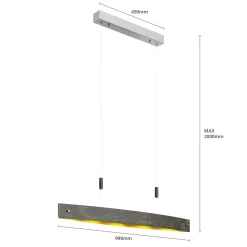 Musta LED-riippuvalaisin Lio, kultasomisteet