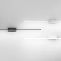 Nala LED-peilivalaisin, musta, leveys 110 cm, metallia