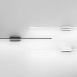 Nala LED-peilivalaisin, valkoinen, leveys 110 cm, metallia