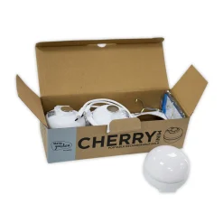 Newgarden Cherry Mini LED-ladattava valaisin 3 kpl valkoinen