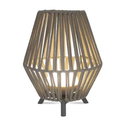 Newgarden Conta LED ladattava pöytävalaisin taupe 32cm
