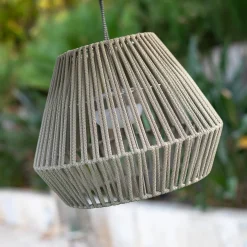 Newgarden Conta LED-riippuvalaisin, ladattava, taupe