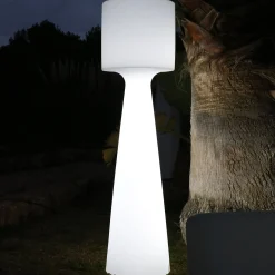 Newgarden Grace LED-lattiavalaisin, ladattava akku, korkeus 140 cm