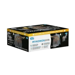 Newgardenin aurinkovalaisinketju Mykonos, valkoinen, IP44
