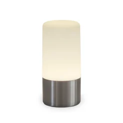 Newgardenin ladattava LED-pöytävalaisin Maia, harmaa, IP54, RGBW