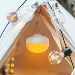 Newgarden LED-akkukäyttöinen pöytävalaisin Cherry, oranssi/valkoinen, IP54