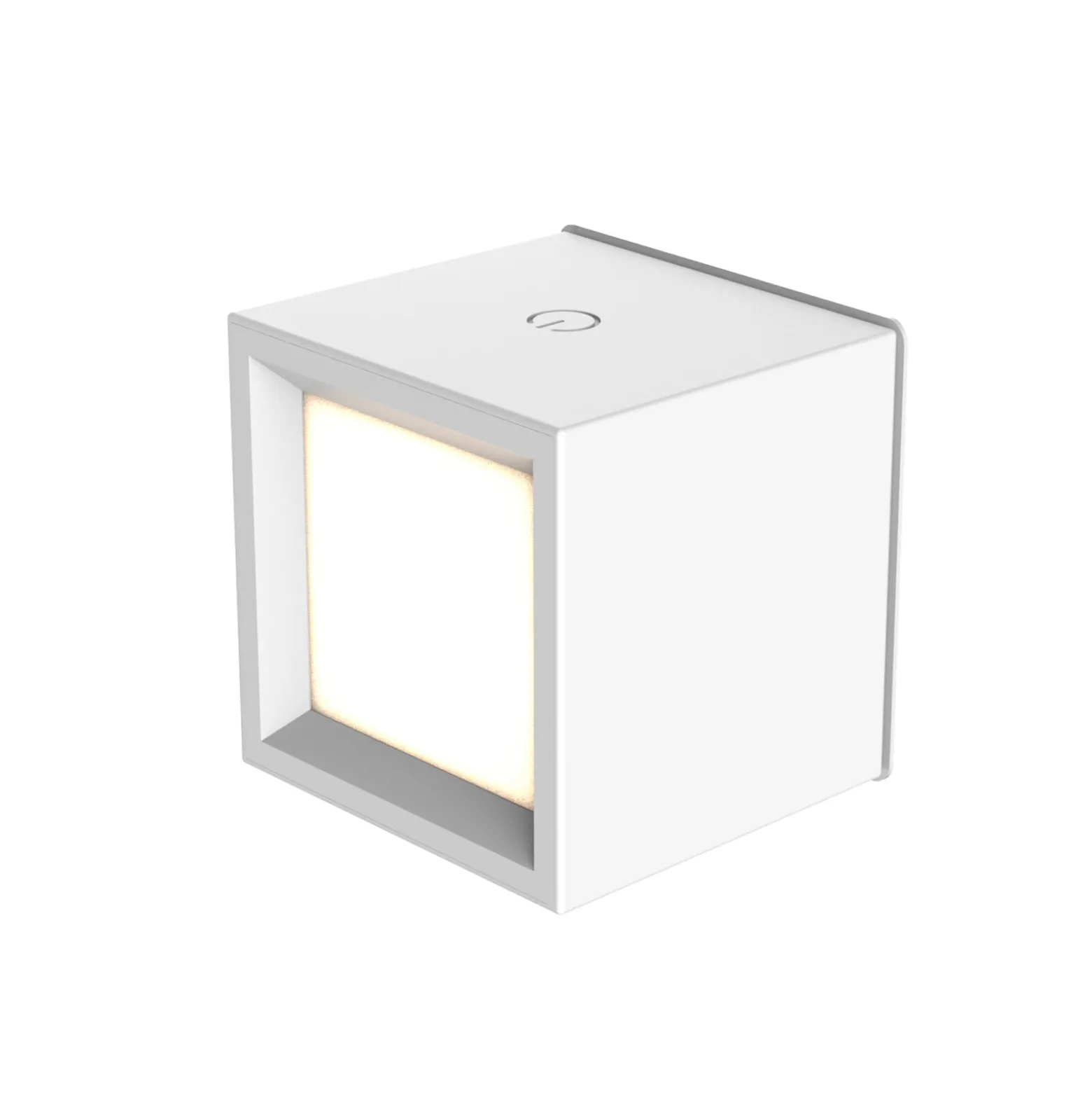 Newgarden LED-ladattava seinävalaisin Box 8, valkoinen, 7.5x7.5cm