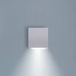 Newgarden LED-ladattava seinävalaisin Box 8, valkoinen, 7.5x7.5cm