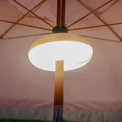Newgarden LED-ladattava valo Lima, IP54, RGBW, aurinkovarjot