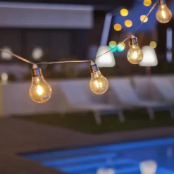 Newgarden Stella -LED-aurinkovaloketju, 2 700 K