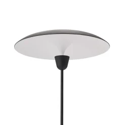NEW WORKS LED-lattiavalaisin Kantarell, musta, himmennettävä, 127 cm
