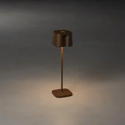 Nice-LED-koristevalo, USB-latausliitäntä, ruoste