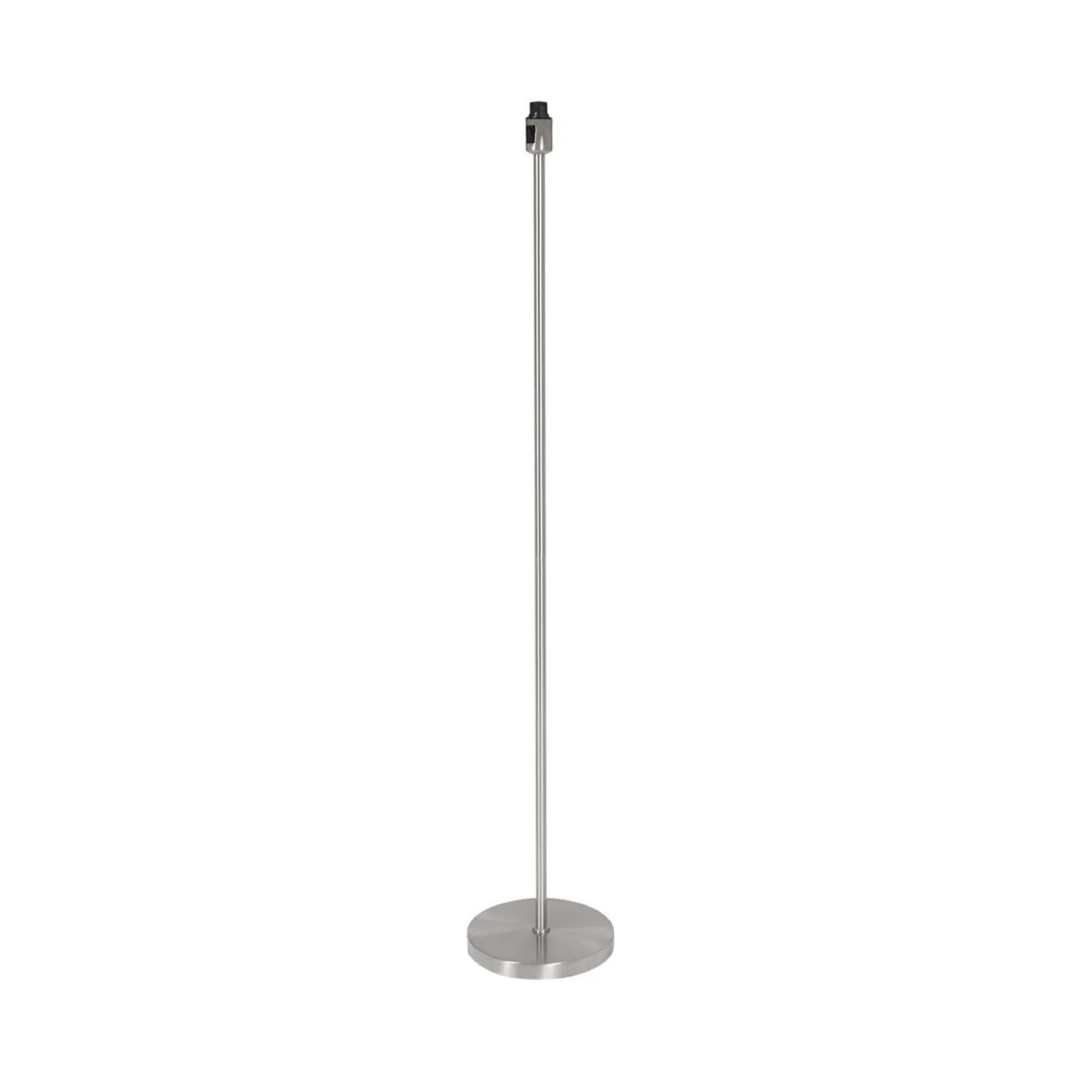 Noor-lattiavalaisin, teräs/hopeanvärinen velour, korkeus 144 cm, E27