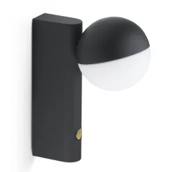 Northern Balancer mini -LED-seinälamppu, musta