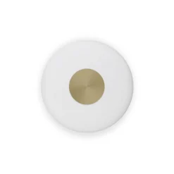 Northern LED-seinävalaisin Glint, Ø 25 cm, lasi, opaali