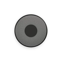 Northern LED-seinävalaisin Glint, musta mattapintainen, teräs, Ø 25 cm
