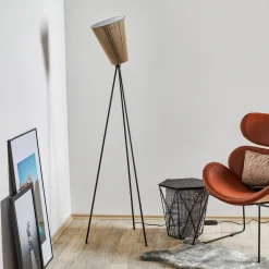Northern Oslo Wood -lattiavalo, musta/beige