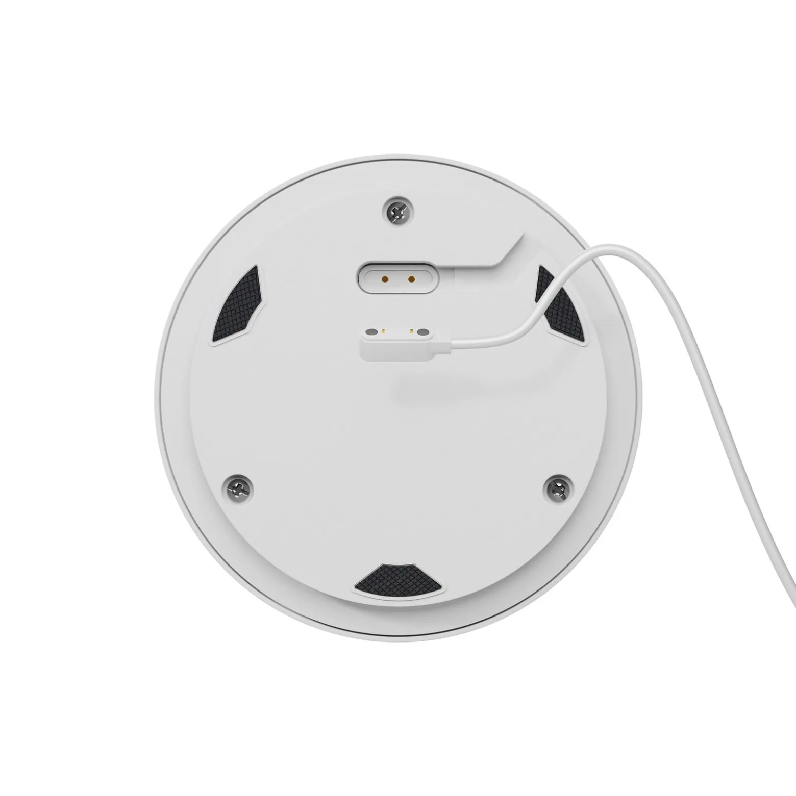 Numotion LED ladattava pöytävalaisin, valkoinen, lasi, IP54, himmennettävä