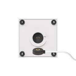 Nutalis mini LED ladattava pöytävalaisin, valkoinen, IP54, himmennettävä