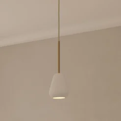 Nuura Anoli spotti-riippuvalaisin, Ø 10 cm, valkoinen/kultainen, metalli