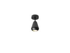 Nuura kattokohdevalo Anoli Spotti Surface, korkeus 20 cm, musta