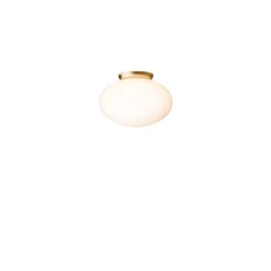 Nuura kattovalaisin Rizzatto 301, Ø 30 cm messinkivärinen/opaalinen