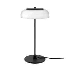 Nuura LED-pöytälamppu Blossi, korkeus 43 cm, musta/opaalinen