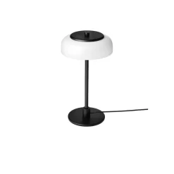 Nuura LED-pöytävalaisin Blossi, korkeus 31 cm, musta/opaalinen