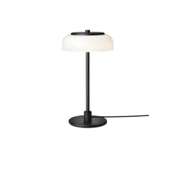 Nuura LED-pöytävalaisin Blossi, korkeus 31 cm, musta/opaalinen