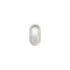 Nuura LED-seinävalaisin Sasi, korkeus 29 cm, hopeanvärinen, metalli