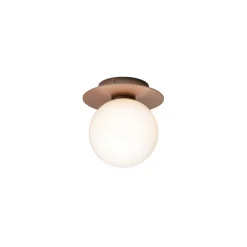 Nuura ulkoseinävalaisin Liila, Ø 16 cm, pronssi/opaalinen