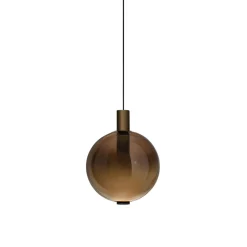 OLEV LED-riippuvalaisin BEAM STICK NUANCE, ruskea, Ø 20 cm, 927