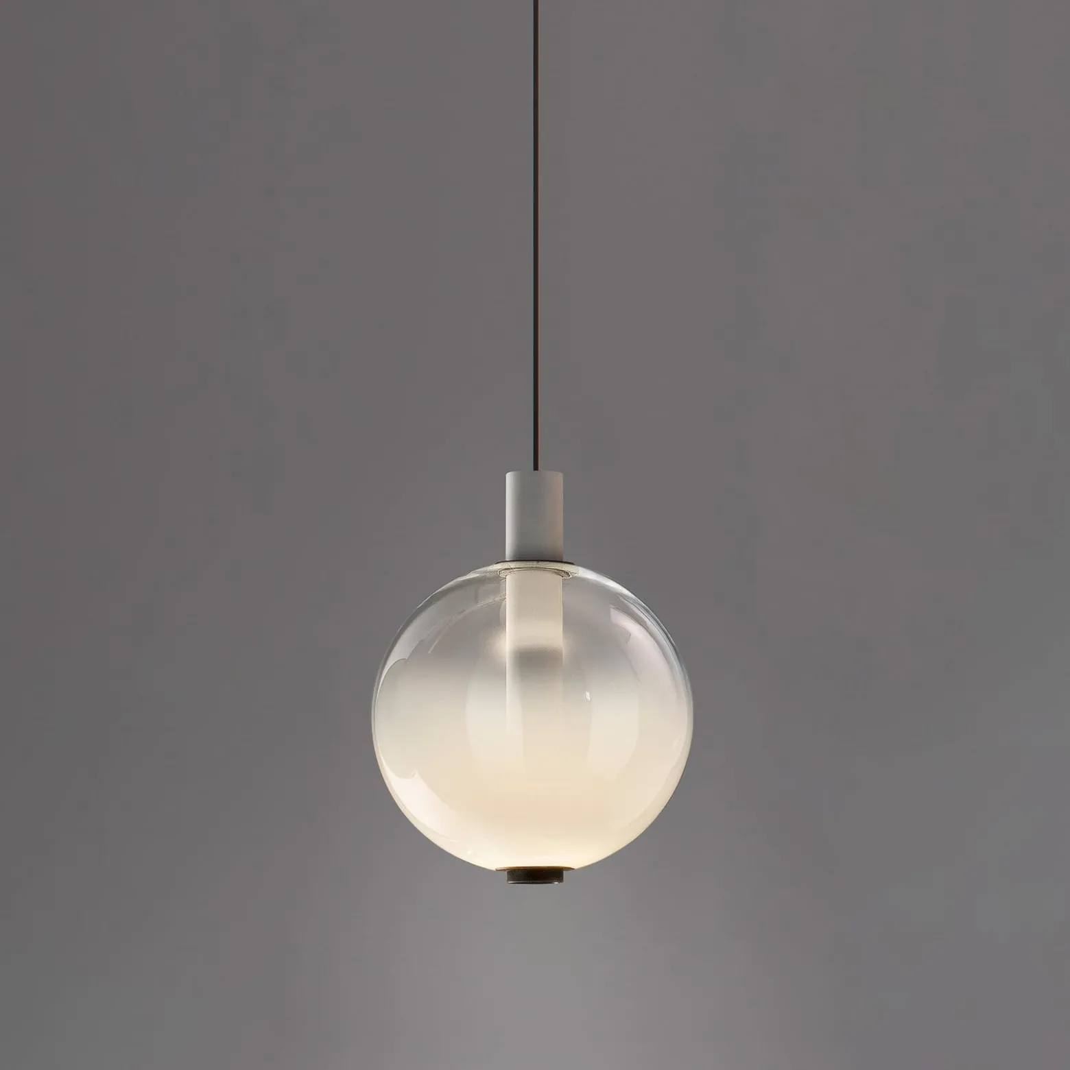 OLEV LED-riippuvalaisin BEAM STICK NUANCE, valkoinen, Ø 20 cm, 927