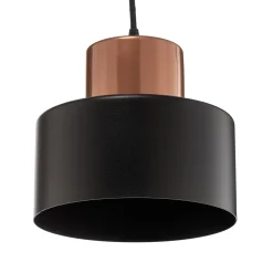 Olla riippuvalo, musta/kupari, 4-lamppuinen