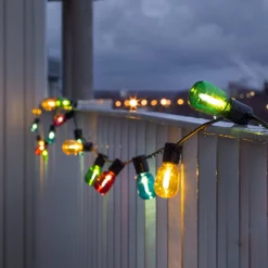 Olutpuutarha keijuvalot 20 LED tippaa värillinen